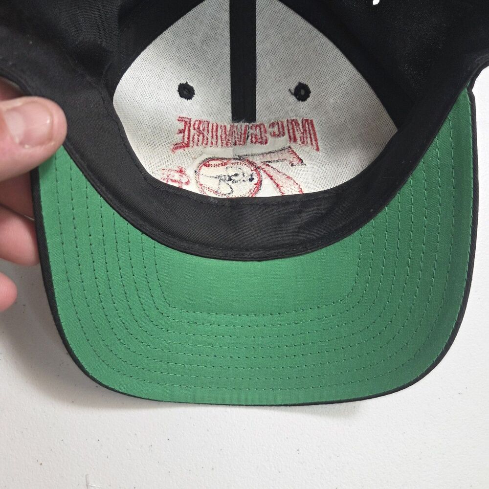 Vintage 1998 Mark McGwire 70 Home Run King Hat Black Green Underbill - Picture 4 of 6